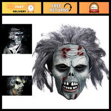 Realistic Halloween Zombie Latex Mask - Creepy Horror Costume Accessory picture