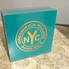 Bond No. 9 Greenwich Village NYC Teal & Gold Perfume Presentation Box Only picture