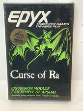Vintage Apple II RPG Curse Of Ra Dunjonquest Epyx NOS Sealed picture