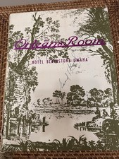 Orleans Room Menu Hotel Blackstone Omaha Signed  By Manager November 11th 1952 picture