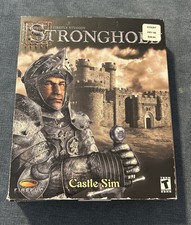 2001 Stronghold Castle Sim PC CD -Big Box Computer Game Complete CIB - Sealed picture