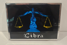 Vintage 1976 Foil & Metal Libra Zodiac Wall Sign - Made by JC Penney picture