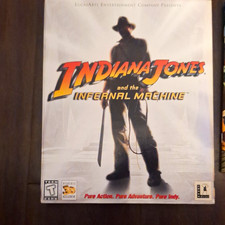 LucasArts Indiana Jones and the Infernal Machine PC Original Box Art Insert picture