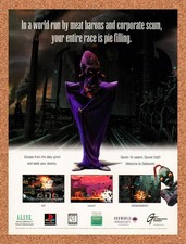 1997 Oddworld Abes Oddysee PS1 Original Advertisement / Retro Promo v10 picture