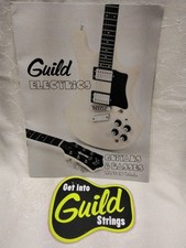 Rare 1970s Guild Guitar Catalog Insert Lot Starfire X-500 S-60 Case Candy... picture