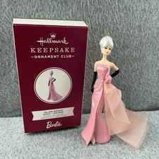 2018 Hallmark Keepsake Glam Gown Barbie Ornament Member Club Exclusive picture