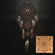 Large Dream Catchers for Bedroom Adult Brown Boho Dream Catcher Wall Decor wi... picture