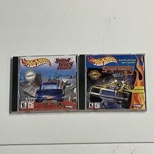 Hot Wheels: Stunt Track Driver + Stunt Track Driver 2 Get'n Dirty PC CD ROM 2001 picture