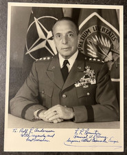 Lyman L Lemnitzer Signed Photo Chairman Joint Chiefs NATO SACEUR picture