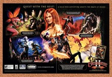 2006 EverQuest II Echoes Of Faydwer PC Original Advertisement / Retro Promo v1 picture
