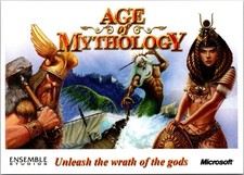 AGE OF MYTHOLOGY Strategy Game by MICROSOFT 4x6 advertising Postcard picture