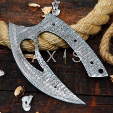 ULLU Knife Damascus Steel Blank Blade picture
