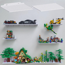 6 Pack Wall Display Shelf for Lego Standard Bricks, 4x5 inch Dual-Sided, 16x1... picture