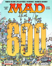 MAD MAGAZINE #600 JUNE 2026 NEW MATERIAL ARAGONES COVER PATTON OSWALT SPY VS SPY picture
