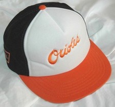 BALTIMORE ORIOLES Cap HAT Cal Ripken Era SCRIPT LOGO Vtg RARE 80-90's Snapback picture
