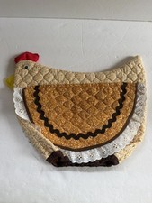 chicken tea kettle cover Vintage handmade homemade Country farm Farmers Cottage picture
