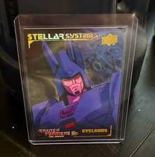 Upper Deck Stellar System Transformers: The Movie Cyclonus SS-10 Serial #5/5 picture