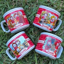 Vintage 1998 Campbell's Soup Kids Mugs Set of 4 Fall Autumn Scenes picture