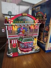 2016 Lemax CHRISTMAS CANDY WORKS Lighted Signature Christmas #65164 With Box picture