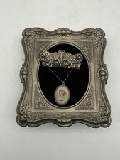 Vintage Locket Framed Ornamental By the Vintage Victorian Collection Silver picture