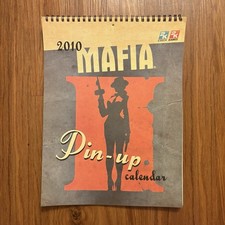 Mafia II 2010 2K Games Pin-Up Monthly Calendar 9x12 Rare Promo Unused picture