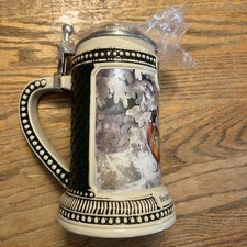 OLD STYLE WINTER WILDLIFE STEIN SERIES BROKEN SILENCE PHEASANT HUNT LIDDED picture