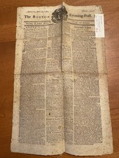 1764 newspaper The Boston Evening Post. picture
