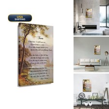 Busmko Trees Art Posters Office Decor Poem Canvas Inspirational Wall Art Quotes picture