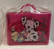 VINTAGE SANRIO SPOTTIE DOTTIE STAMP SET W/ CASE JAPAN 1996 NOS SEALED RARE picture