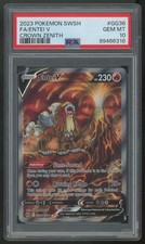 2023 Pokemon Entei V Crown Zenith Full Art #GG36 PSA 10 (B) picture