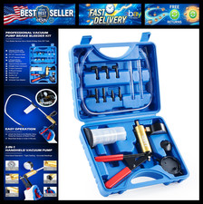 Orion Motor Tech Brake Bleeder Kit with Hand Vacuum Pump and Adapters, Brake Ble picture