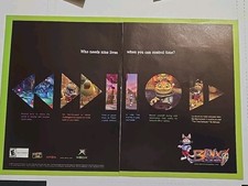 Blinx The Time Sweeper Xbox Vintage Print Ad/Poster Official Promo Art 2002 picture