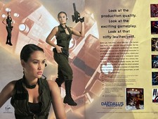 The Daedalus Encounter 1995 Orig 2-Pg Print Ad Tia Carrere 40x27cm 3DO NEX 05 picture