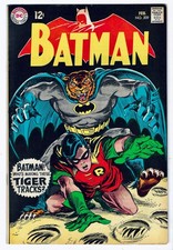 Batman #209 (Dc Comics 1969) VF/NM 9.0 Jungle Jeopardy Brainwash App Silver Age picture