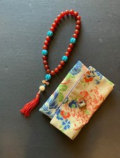 genuine Carnelian Mala Prayer Beads Bracelet Tibet Buddhist Yoga Meditation picture