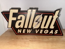Fallout New Vegas 3D Logo Sign Shelf Art Wall Display Gaming Tv Show Gift picture