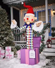 5.3FT ANIMATED CHARLIE IN THE BOX FROM RUDOLPH RED NOSED REINDEER DISPLAY picture