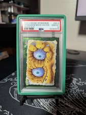 2025 SpongeBob Topps Chrome Gross Out Insert Sponge Need Water PSA 10 picture