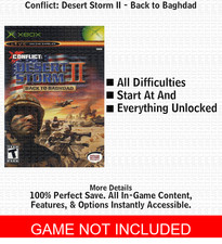 Conflict: Desert Storm II - Back to Baghdad XBOX USB Save 100% Unlocked picture