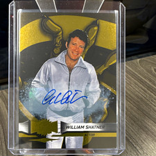 SkyBox 2026 Metal Universe SE William Shatner Gold Auto #60 18/25 picture
