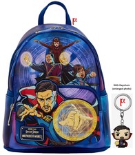Loungefly Marvel Doctor Strange Multiverse of Madness Mini Backpack & Funko Pop picture