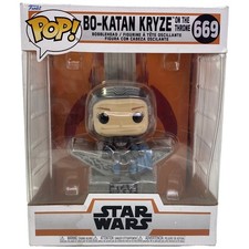 Funko POP Bo-Katan Kryze On The Throne #669 Vinyl Bobblehead Star Wars New picture
