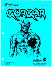 GORGAR Williams Pinball Machine COMPLETE Troubleshooting/Repair Manual BRAND NEW picture