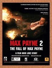 2004 Max Payne 2 PS2 Original Advertisement / Retro Promo v3 picture