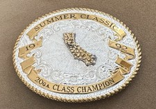SALE    Vintage 1992 California Summer Classic 12 GA Champion Trophy Belt Buckle picture
