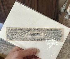 Antique F.A. Barker Drug Store Comb Envelope Gloucester MA c1900 picture