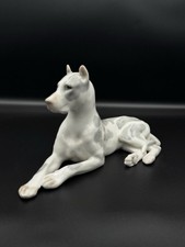 Vintage Lomonosov Porcelain Great Dane Figurine USSR Russia picture