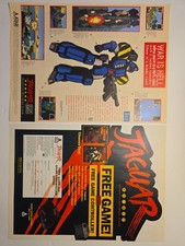SCARCE Atari Jaguar 1995 Print Lot - 64-Bit Hardware, CD Ad & Gaming History picture