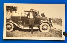 Vintage 1928-29 Ford Model A Roadster Original Photo Antique Car picture