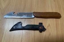 Vintage WWII Era Anderson Knives Glendale CA Hunting Fishing Knife Hook Sheath picture